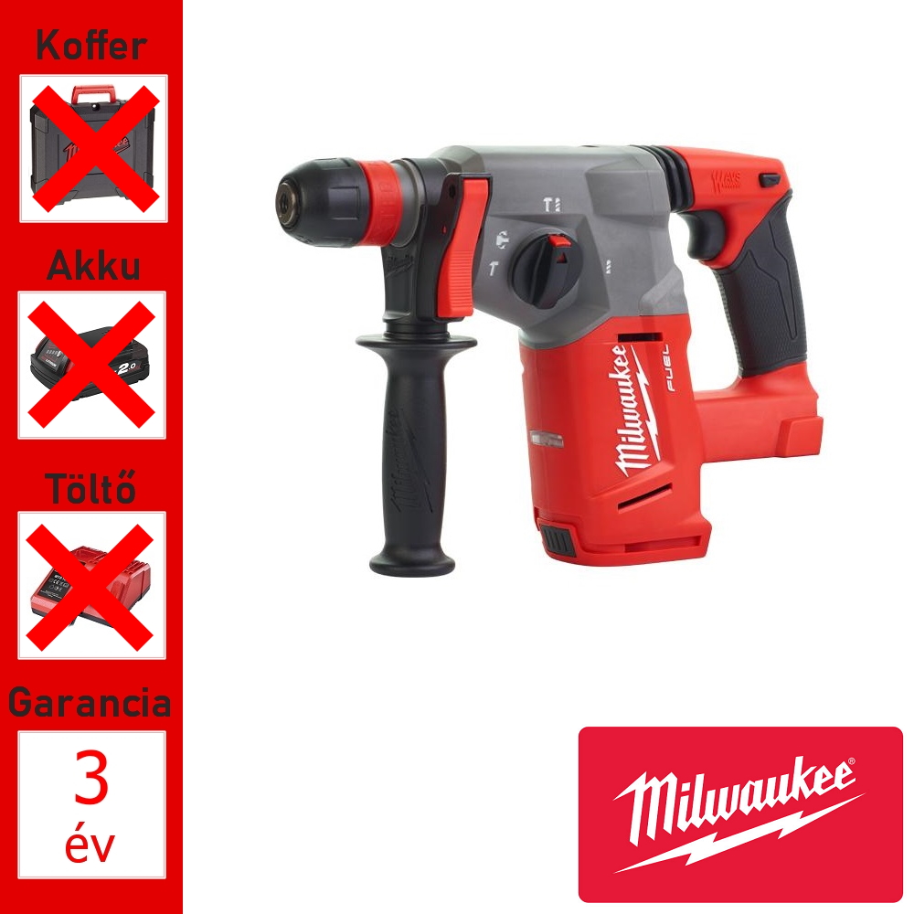 Milwaukee 18V akkus kombikalapács géptest, 2,5J ütőerő